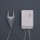 Garland “thread” 5 m with nozzles “clothespins”, IP20, transparent thread, 30 LED, white glow, 8 modes, 220 V