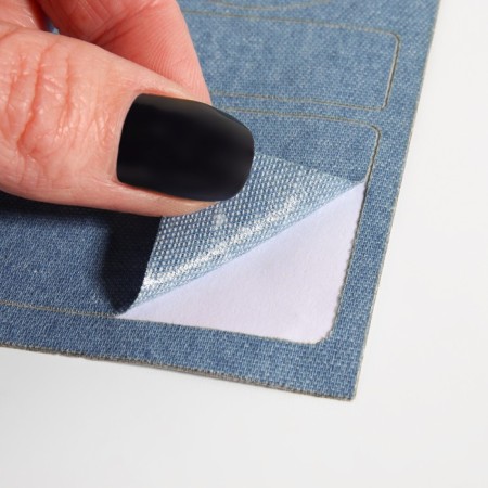 A set of jeans, adhesive, sheet 10 × 18 cm, 10 pcs, the color is light jeans-2