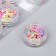 Decor for creativity Rubber "Assorted" set 12 pcs d = 0.6 cm 2 g = 1 jar 1.8x9.5x12.5 cm