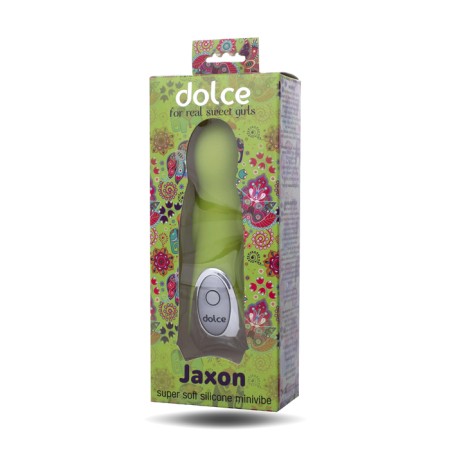Toyfa Dolce Jaxon, silicone, green color, 12.5 cm-1