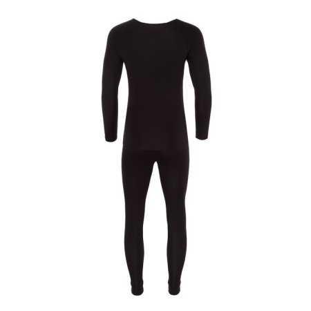 Male thermal underwear (jumper, pants), black color, size 46-6