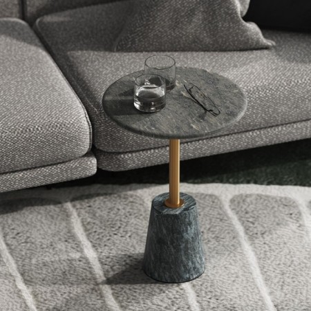 Coffee table Gryd, 400 × 400 × 540 mm, gray color-5