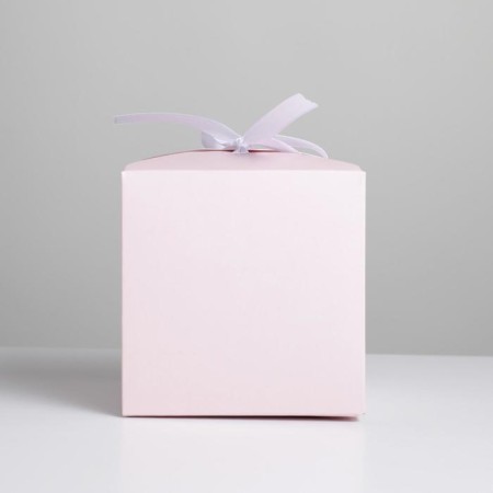 Gift folding box, packaging, "pink", 12 x 12 x 12 cm-1