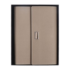 Organizer on the rings A5, 100l, line, K/deputy, with a pen, in gift. box., Gray