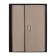 Organizer on the rings A5, 100l, line, K/deputy, with a pen, in gift. box., Gray