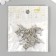 Decor for creativity Metal "Stegosavr" silver 2.6x1.2 cm