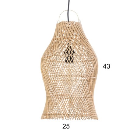 Ceiling Lamp from the rattan "Grace" 1x120W, E27, 26x26x43 cm-3