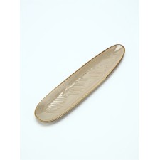 Блюдо керамическое Dolce Ceramo. «Песчаный берег», 34 х 8 см