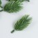 Decor for creativity "spruce branch" green 6 cm