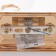 Bra "Abby" 1x60W E27 gold 23x12x18cm