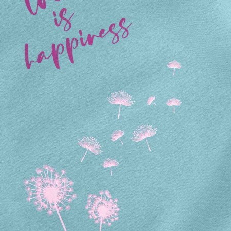 Sweatshirt for girls, height 116 cm, color is light-turquoise-3