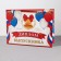 Diploma "Graduate!" glitter, balls, flag, 44.5x16.5 cm