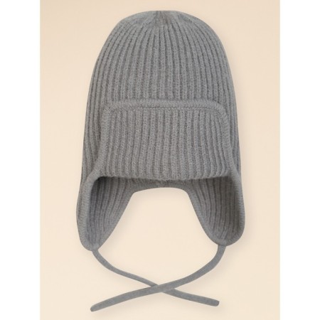 Children's hat, size 53-54, gray color-3