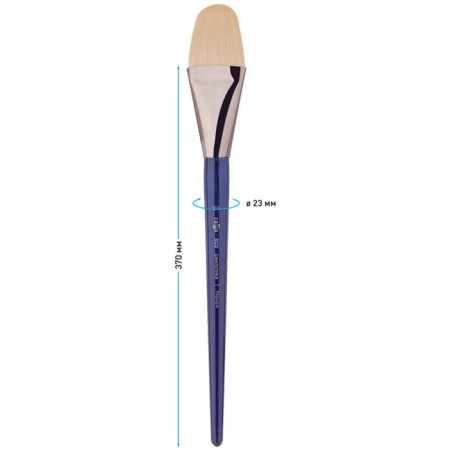 Brush Artistic synthetics elastic gamma "arena", plane -oval No. 20, long handle 503020 106-2