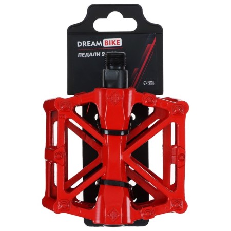 Pedals 9/16 "with a bearing, aluminum, red color-3