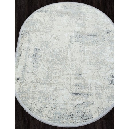 Oval carpet Durkar Rubi, size 160x230 cm, color Cream/L.Grey-1
