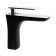 Zein Z3871 sink mixer, single -leaf, pour height 13 cm, brass, black/chrome