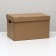 Storage box, brown, 48 x 32.5 x 29.5 cm, set 5 pcs.