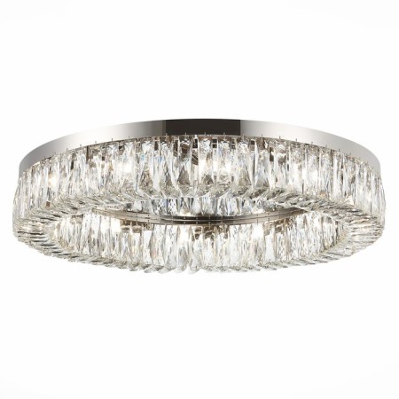 Ceiling Ceiling ST LUCE. SL1226.102.12. Rifrazio. 12x40 W, E14, 81.5x81.5x15 cm, Nickel color-3
