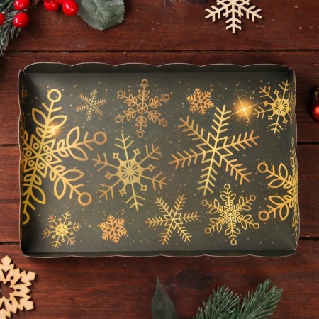 Bearing box "Snowflakes", 22 x 15 x 3 cm-3