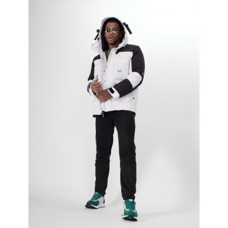 Ski jacket men's, size 54, white color-4