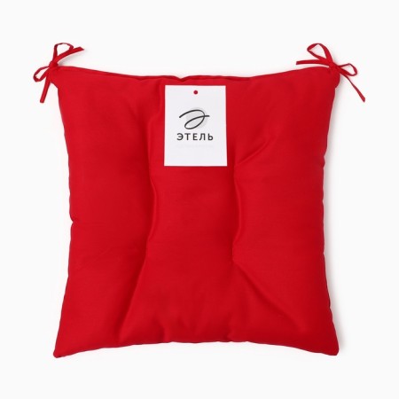 Sitting for chair Ethel New Year Collection 42x42 cm, central red, 100% hl, sarzha 190 g/m2-9