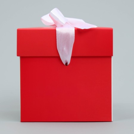 Gift folding box, packaging, “I love you”, 10 x 10 x 10 cm-5