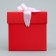 Gift folding box, packaging, “I love you”, 10 x 10 x 10 cm