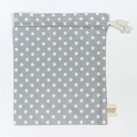 Textile Ethel Bag "Stars" 27x34 cm, 80% HL, 20% PE, satin 110 g/m2-1