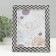 Photo frame plastic 15x20 cm "Double braid" black and white 18x23.8 cm
