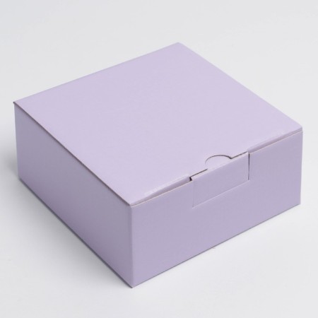Gift folding box, packaging, "lavender", 15 x 15 x 7 cm-1