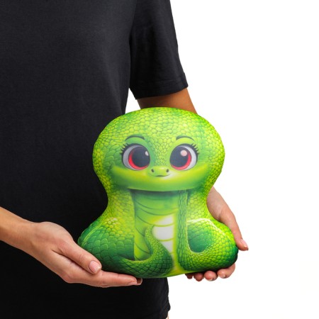 Antistress toy "Snake", green-5