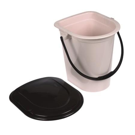 Bucket-loop, h = 40 cm, 17 l, removable chain, beige-5