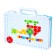 Plastic designer in the “Create and Play” suitcase, with an electric screwdriver, 106 parts