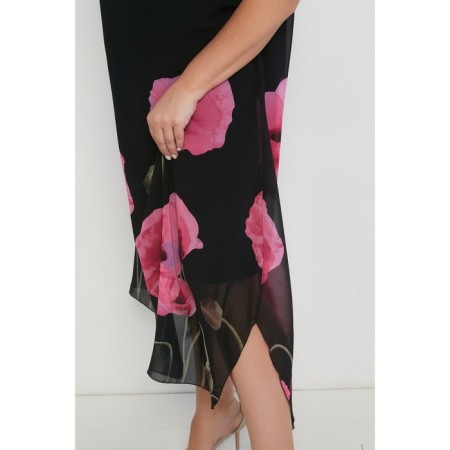 Female dress, size 62, black color-5