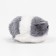 Vibrating toy, 5 cm, gray-white