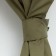 A set of curtains for the kitchen with sequences of Ethel "Kitchen", green color, 150x180 cm - 2 pcs