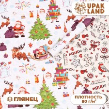 Glossy packaging paper 