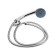 Everest bathtub B30-333, two-wound, short spout, shower, chromium