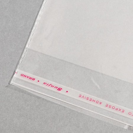 BOPP package with adhesive valve, transparent 35 x 35/4 cm, 30 μm-2