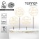 Topper for the cake "Happy Birthday", wishes, assorted