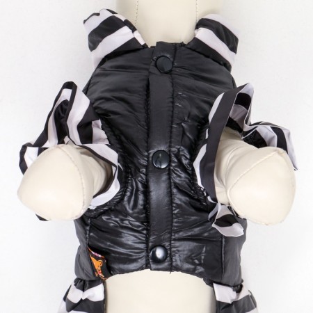 Jacket for dogs with shutters, size 2 (DS 23, Osh 26, OG 33 cm), black-5