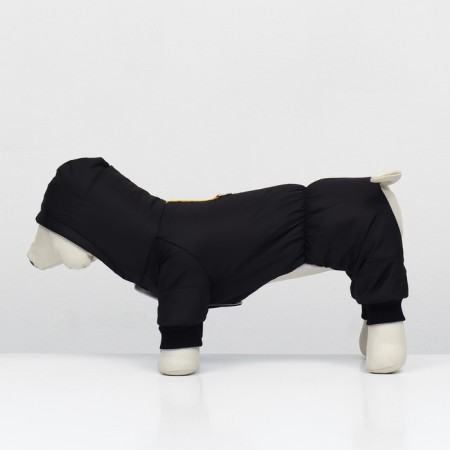 Combines for animals, winter on fleece, s (DS 20-22 cm, OG 32-34 cm, Osh 26 cm), black-3