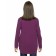 Sweatshirt for girls, height 134 cm, purple color