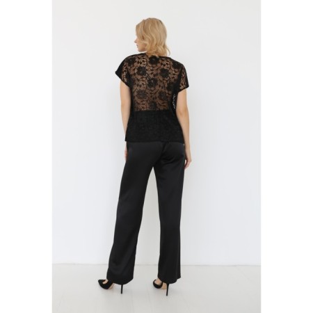 Top female with a lace back, size 50-2