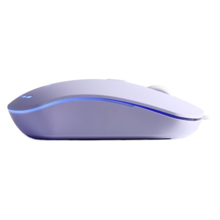 Mouse Smartbuy 288, game, wired, optical, soundless, backlight, 2400 dpi, USB, purple.-2