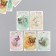Cardboard "Butterfly vintage" set 10 pcs (5 types) 4x6 cm