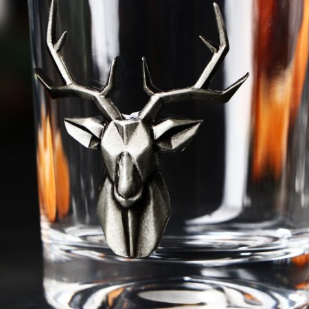 A glass for whiskey is dear attention "Deer", 230 ml-2