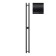 Terminus duo electric heated towel rail "Circle", 1600x114 mm, Black Muars