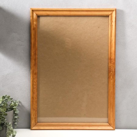 Photo frame 40x60 cm walnut Ave. No. 3 (plastic screen)-4